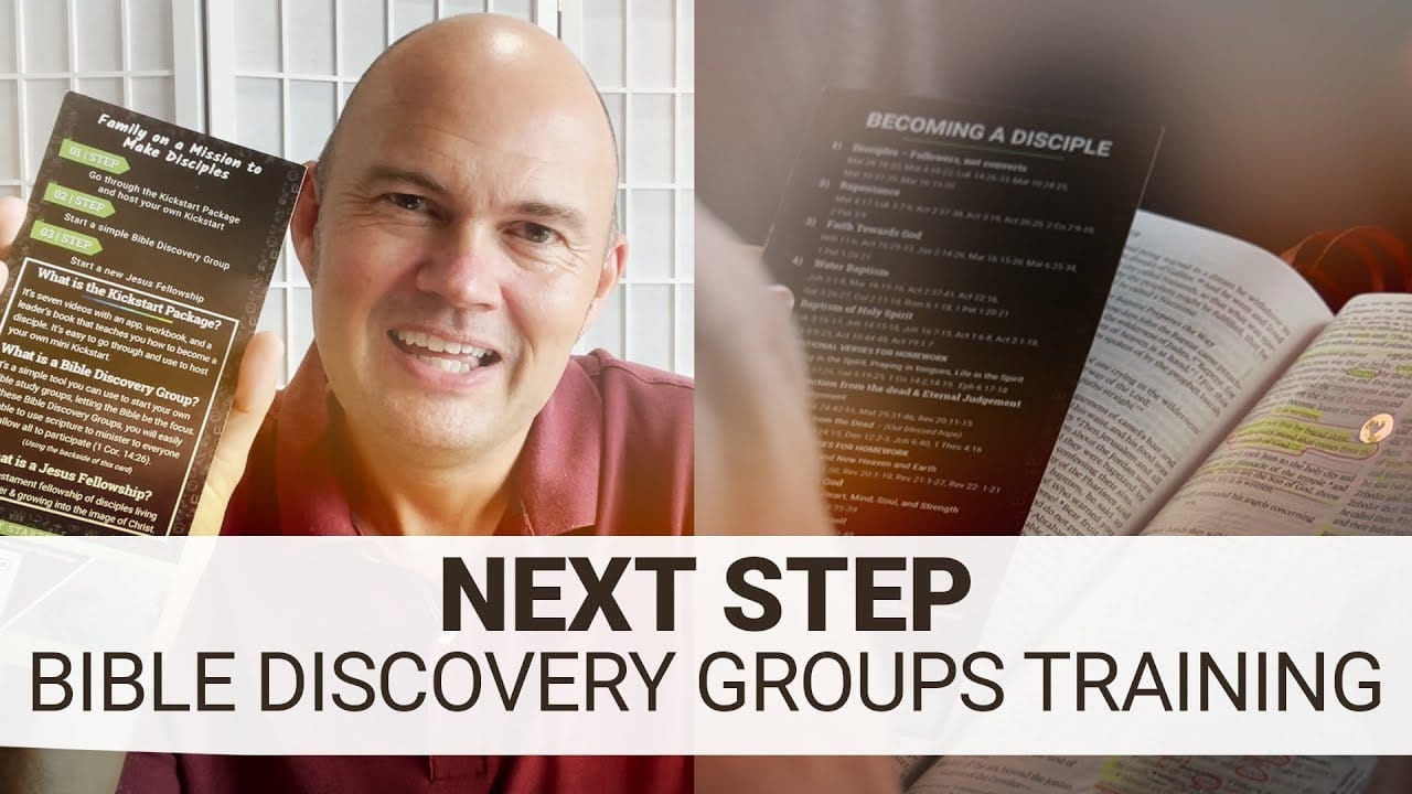 ONE…TWO…THREE… INTRODUCTION TO THE BIBLE DISCOVERY GROUPS!