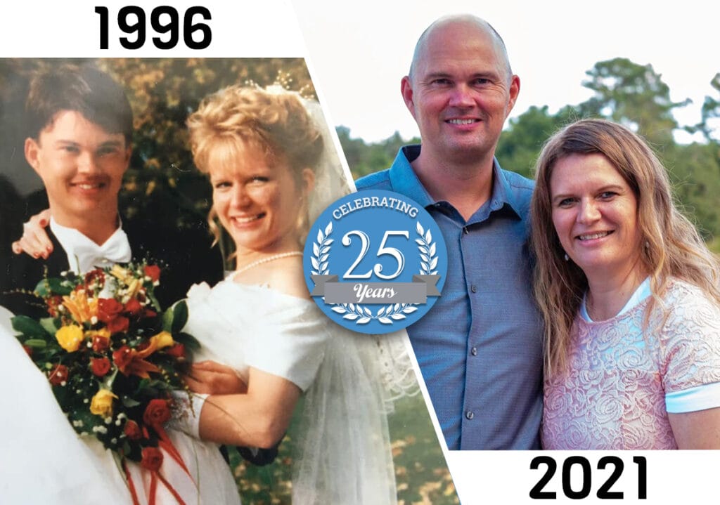 TWENTY-FIVE YEARS MARRIED! – WHAT AN AMAZING GOD WE HAVE!